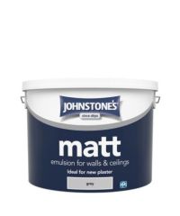 Johnstones Wall & Ceiling Matt Paint - Grey 10L