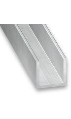 Profile U Aluminium 1.5mm X 15/12mm X 15mm X 1M 2005-5241