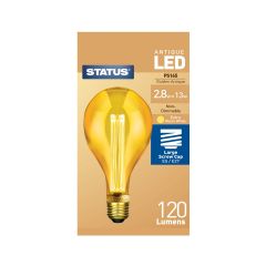 2.8W 13W - 120 Lum - Antique LED - Classic - Bulb - Es - Golden