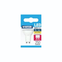 LED - 3W 35W 240 Lum - Gu10 - 3000K - Warm White