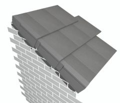 Marley Tiles Edgemere Dry Verge Endcap - Grey Each