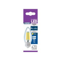 Led 4W 40W 470 Lum - Candle Clear Warm White - Es