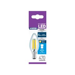 Led 4W 40W 470 Lum - Candle Clear Warm White - Sbc