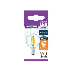 Led 4W 40W 470 Lum - Round Clear Warm White - Ses