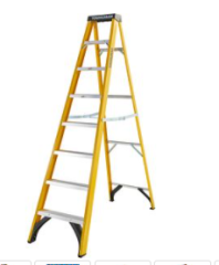 FIBREGLASS STEPLADDER 8 TREAD