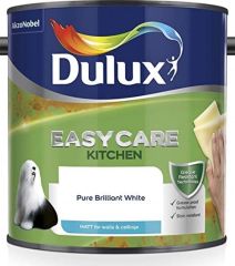 Dulux Kitchen Matt Paint Pure Brilliant White 2.5L