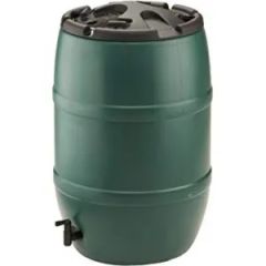 Ward Lockable Lid Water Butt & Tap - 210Ltr - Green