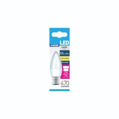 Led 5.5W 40W 470 Lum - Dimmable Pearl Warm White - Candle - Bc