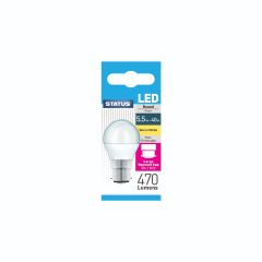 LED 5.5W 40W 470 Lum - Round - Pa Pearl - Warm White - Bc