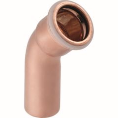 Mapress Copper 45 Deg Bend 22mm Plain End 60704