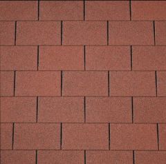 Roof Shingles - Red - Armourglass-Plus Sq. Butt (2 Sq.M Pk) 