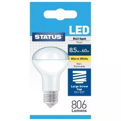 8.5W 60W - LED - R63 Spot Bulb - Es