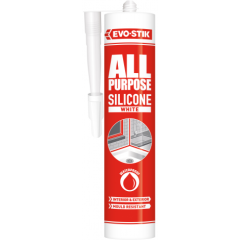 Evo-Stik All Purpose Silicone Sealant White