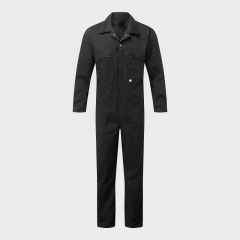 Castle - Boilersuit Zip Front - Black