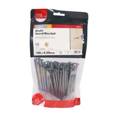 Wire Nails Round Bright 4.50 X 100mm (1kg)