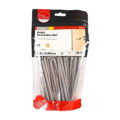 Wire Nails Round Bright 5.60 X 125mm (1kg)