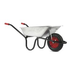 Classic Galv 85L Wheelbarrow - Pneumatic