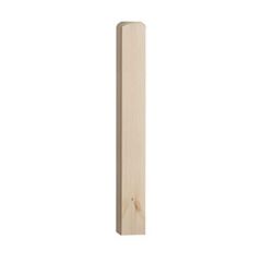 Pine Newel Base 91X91X915mm