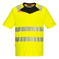 DX4 Hi-Vis T-Shirt S/S Yellow/black 