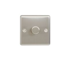 1 Gang 400W/Led 2Way Dimmer Switch Satin Enhance Range 