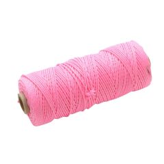 Hi-Vis Nylon Brick Line 100M - Pink