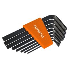 Faithfull - Short Arm Metric 8-Piece Hex Key Set - Each