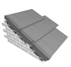 Marley Tiles Edgemere Dry Verge Left Hand Grey - Each