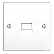 Fairway - 1 Gang Telephone Flush Socket