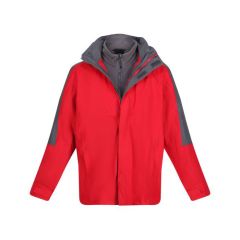 Regatta - Defender III Jacket - Classic Red & Seal Grey