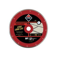 Rubi SPT Premium J-Slot Diamond Blade For 20mm Porcelain 250mm x 25.4mm