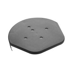 Klober Ridge End Cap Half Round (Pairs) Grey