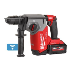 Milwaukee M18 FUEL SDS+ Drill with ONE-KEY and 2x 5.5Ah Batteries + Charger