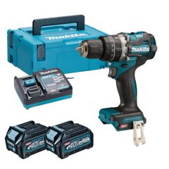 Makita HP002GD201 40v Brushless Combi Drill XGT + 2 x 2.5AH Batteries & Charger