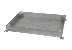 CD795R/100 - 900X600X100mm Block Paviour Recess Cover & Frame - Galv Cvr/Poly Fr 