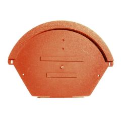 Marley Tiles Universal Dry Verge End Cap Segmental Terracotta