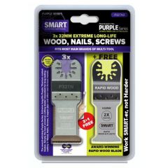 Smart Purple Series 32mm Tutanium Alloy Bi-Metal (3 Pk) Inc. H32Rw Rapid Wood Blade