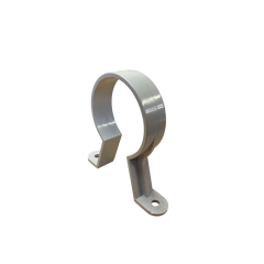 Grey Downpipe One Piece Pipe Clip