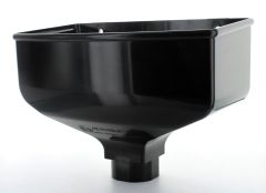 Black Downpipe 68mm Hopper Head