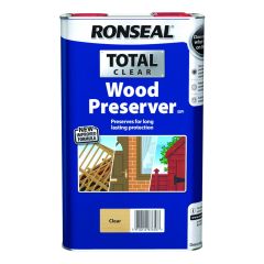 Ronseal Total Wood Preserver Clear 5L