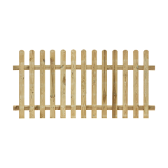 Grange Round Top Palisade Fence Panel | 0.9M or 1.2M