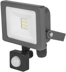 Padua - 10W LED Flood Light + Pir - Grey