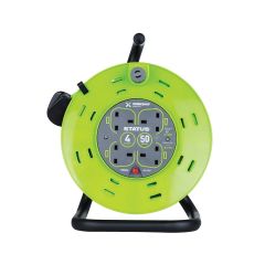 50M 4 Socket 13A Tc M/Frame Cable Reel