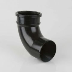 110mm Push-Fit Soil 92.5 Deg S/S Bend Black  BS420B