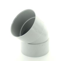 110mm Short Rad Bend Double Solvent Socket 45 Deg Grey  Sbs45