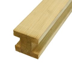 Grange Elite Grooved Fence Panel H Post 1.8m x 90mm