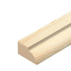 Cheshire Moulding Door Stop 12mm X 21mm X 2.4M Pine