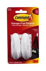 Command Designer Hooks Medium 2Pc