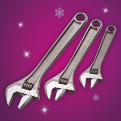 Bahco - 3 Piece Adjustable Wrench Set