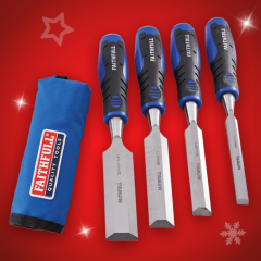 Faithfull - 4 Piece Chisel Set