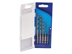 Faithfull - 5 Piece Quick Change HSS Cobalt Impact Drill Bit Set